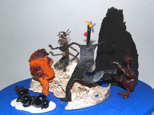 Bain de soleil sur la banquise.